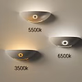Wall Sconces Mounted On Wall With 3500k 5500k 6500k Color Temperatures