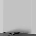 Modern Grey Kitchen Range Hood With Digital Display And Control Panel 3d model