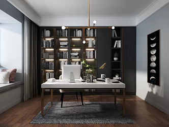 Light Luxury Study 3d model