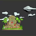 Game Environment Game Scene Fairy Tale Scene Fairy Tale Magic Scene Magic Item Fantasy Scene 3d model