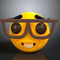 Expression package WeChat expression package cartoon expression cartoon face emoticon Yan text 3d model