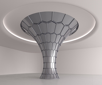 Modern Column 3d model