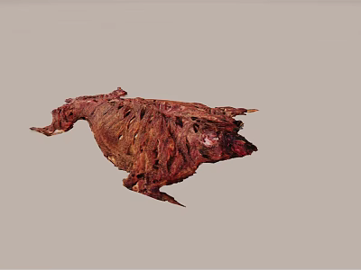 Roasted Meat Food With Crispy Exterior And Juicy Interior Texture 3d model