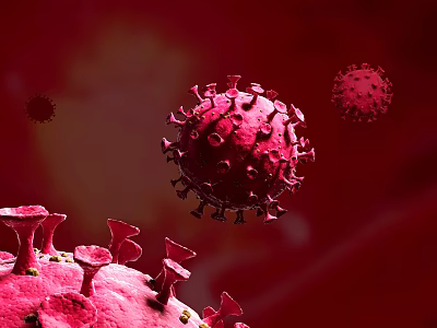 Modern virus Coronavirus 3d model Modern virus Coronavirus 3d model