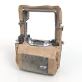 Mechanical Equipment With Metal Frame Structure And Fibrous Wrapping Parts