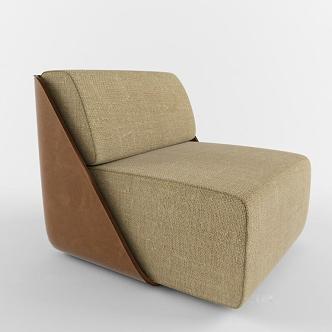 Single sofa 3d model