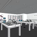Modern Mobile Phone Store Apple Experience Store Digital Store Mobile Phone Accessories Store Display Cabinet Zhongdao Display Desk 3d model