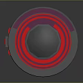 Secure Commercial Combination Lock With Digital Dials And Red Silver Design For Business Security