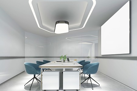 Modern conference room office 3d model