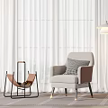 Modern single sofa 3d model