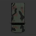 Camouflage Utility Vehicle With Rugged Design Strong Tires And Off Road Capability