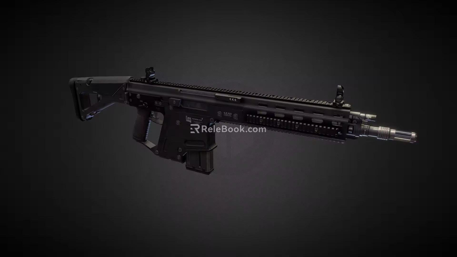 Weapon submachine gun 3d model