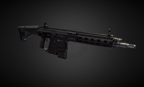 Weapon submachine gun 3d model