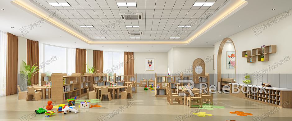 Nordic Kindergarten Kindergarten Classroom model