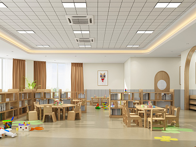 Nordic Kindergarten Classroom model