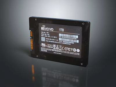 BEYIVO 1TB SSD High Speed Storage Drive For Digital Devices With Certifications 3d model