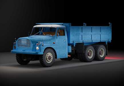 Modern truck Russian truck too drag 3d model