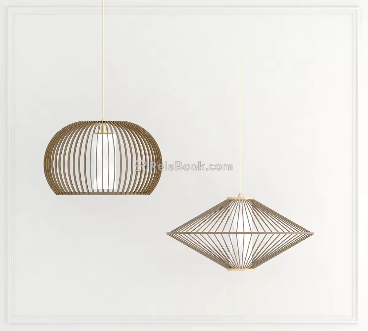 Chandelier Chinese Chandelier Rattan Chandelier Decorative Lamp 3d model