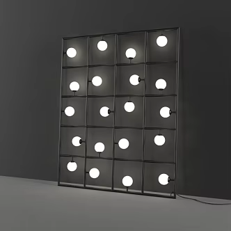 Alien floor lamp 3d model