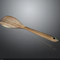 Natural Wooden Spoon Kitchen Utensil With Smooth Handle And Eco Friendly Material For Cooking