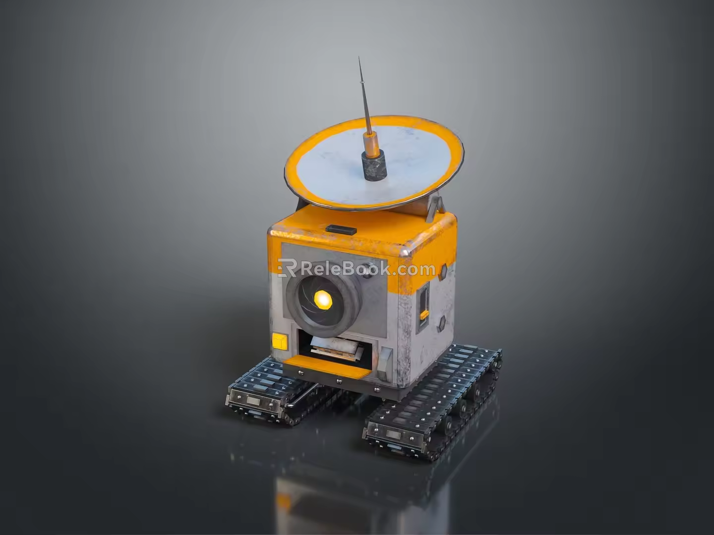 Robot Assistant Small Robot Butler Robot Butler Figure Game Figure 3d model