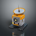 Robot Assistant Small Robot Butler Robot Butler Figure Game Figure 3d model