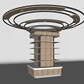 Modern Column Package Column 3d model