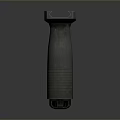 Modern Grey Cylindrical Household Container with Striped Design and Top Opening