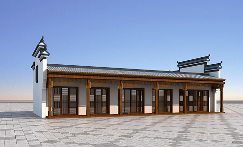 New Chinese Ancient Building 3d model