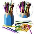 Children's Pen Holder Stationery Book Desktop Decoration Decoration Pencil Furnishings 3d model