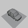 Polish Fiat Sedan 3d model