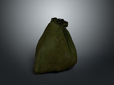 Sack Bag Grain Bag Bundle Sack Bundle Sack Jute Sack 3d model