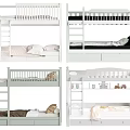 Bunk Bed Designs In Various Modern Styles With Ladder Drawers And Safety Railing