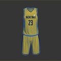 Tank Vest Vest Basketball Vest Men Vest Life Supplies 3d model