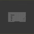 Red Brick Multi Story Building With Gray Roof And Roof Appliances And Windows