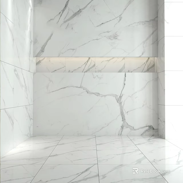 Modern Marble Sofa Background Wall With Textured Surface And Elegant Design 3d model