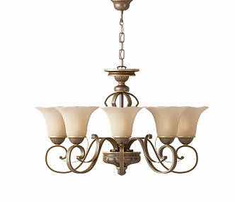 American chandelier 3d model