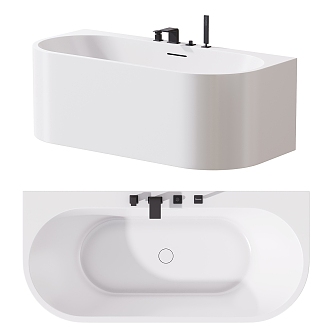 Bathtub Bathroom Products Bathtub Basin Faucet 3d model