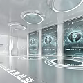 Science and Technology Exhibition Hall Visiting Footprint 3d model