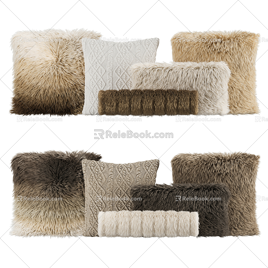 Modern pillow 3d model