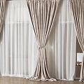 Modern Curtains 3d model