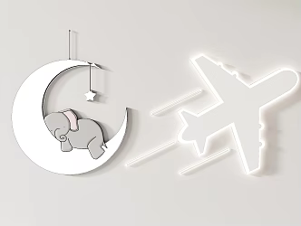 Children's wall decoration pendant 3d model