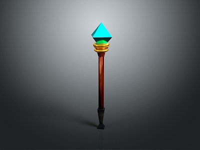 Scepter Ancient Scepter Cane Ancient Scepter Magic Scepter Metal Scepter Classical Scepter Magic Scepter 3d model