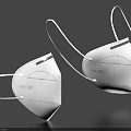 High Quality Medical Device KN95 Masks With Elastic Ear Loops For Respiratory Protection