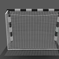 Sports Equipment Football Goal with Black and White Frame and Net for Training