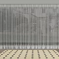 Modern Beige Sheer Curtains for Floor to Ceiling Windows with Natural Light and Outdoor Greenery