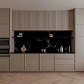 Minimalist style cabinet 3d model