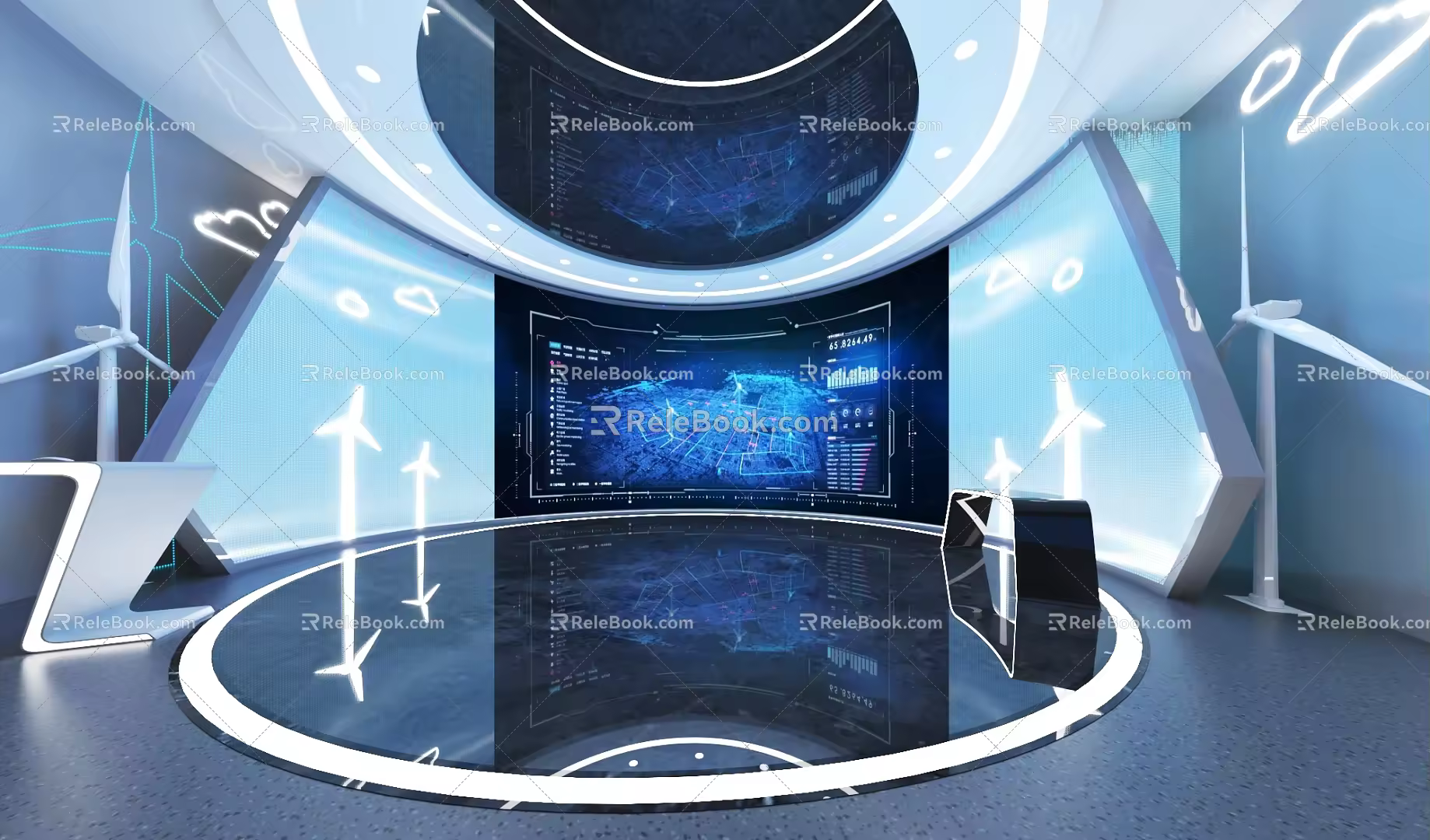 Science and Technology Exhibition Hall 3d model