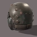 Gas Mask Gas Mask Biochemical Mask Helmet Science Fiction Helmet Flying Helmet Low Face Number Low Mold Simple Mold Movie Level Realistic 3d model