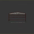 Abandoned Red Brick Building Model With Damaged Metal Roof And Weathered Stone Ground